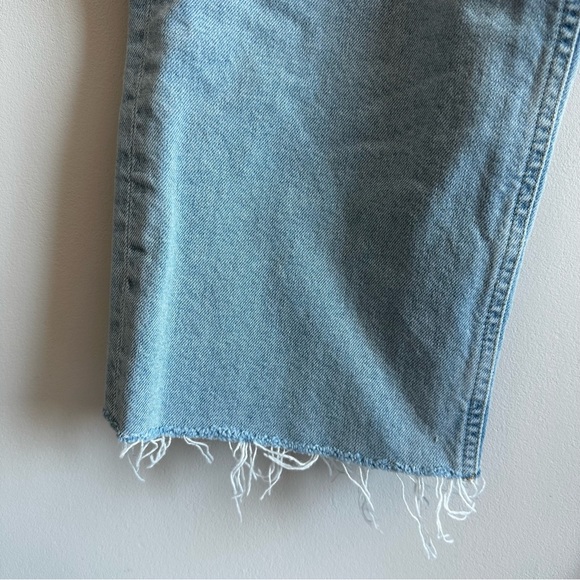 CITIZENS OF HUMANITY Daphne Ripped High Waist Raw Hem Crop Stovepipe Jeans - Picture 8 of 14